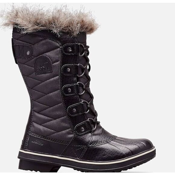 Sorel Tofino II Insulated & Waterproof boots in Black, Stone NWOB  6 1/2 - Picture 2 of 9